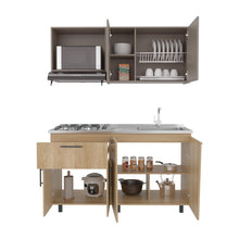 Cocina Integral Emilia, Fresno Europeo y Taupe, Sirve para meson Derecho o Izquierdo