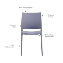 Silla Auxiliar Clásica, Gris