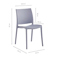 Silla Auxiliar Clásica, Gris