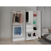 Closet Mouren 177, Blando Duqueza, con zapaterio inferior de puerta abatible ZF