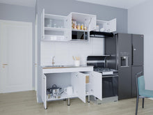 Cocina Integral Oceana, Kronos Blanco, Incluye Meson 118 cm ZF