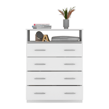 Organizador Barlovento, Blanco con Cuatro Cajones y un entrepaño ZF X2