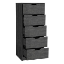 Organizador Brasilia, Gris, con cinco cajones multiusos deslizables ZF X2