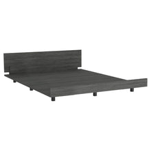 Cama Doble Wesley, Gris, con Patas Metálicas