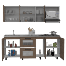 Cocina Integral  Karlot, Miel y Blanco, no incluye mesón