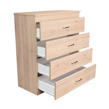 Organizador Marino, Beige y Blanco, con Cuatro Cajones Organizadores y Manijas Metálicas