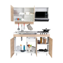 Cocina Integral Deneb, Beige y Blanco no incluye mesón