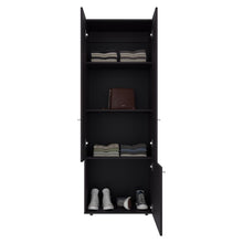 Closet Beico II, Wengue, con tres Puertas Abatibles y tres entrepaños ZF