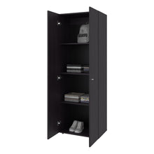 Closet Beico, Wengue, con dos Puertas Abatibles y cuatro entrepaños ZF