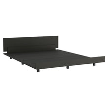 Cama Doble Wesley, Wengue, con Patas Metálicas ZF