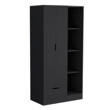 Closet Memphis, Wengue, con Un Tubo Cromado ZF