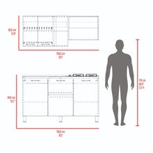 Cocina Integral Paolo, Bardolino y Blanco, incluye Mesón Pozuelo Izquierdo