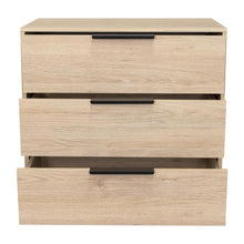 Organizador Wesley, Beige y Blanco, con Tres Cajones