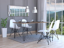 Comedor Lara, Miel, con Amplia Superficie, No Incluye Sillas