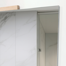 Espejo Rectangular Aleska, Color Madera Clara