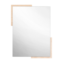 Espejo Rectangular Aleska, Color Madera Clara