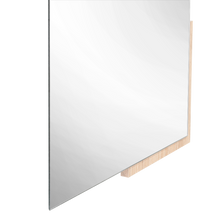 Espejo Rectangular Aleska, Color Madera Clara