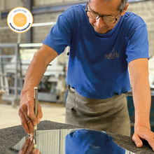 Espejo Rectangular Broni, Gris, con Luz Led