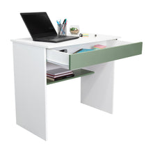 Escritorio, Colima, Blanco y Agave, con Entrepaños y Cajon