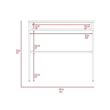 Escritorio, Colima, Blanco y Agave, con Entrepaños y Cajon
