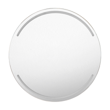 Espejo Circular Dallas, con Diseño en Sandblasting