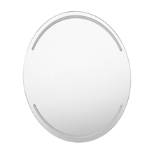 Espejo Circular Dallas, con Diseño en Sandblasting