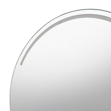 Espejo Circular Dallas, con Diseño en Sandblasting