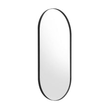 Espejo Ovalado Gate, con Marco Negro