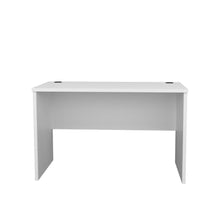Escritorio Malibu, Blanco, diseño simple y moderno ZF
