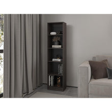 Biblioteca Home Eco, Nogal Europeo, con Cinco Entrepaños ZF