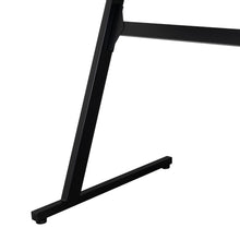 Escritorio Gamer Racer, Wengue, con tubos de metal y cubrimiento de polvo