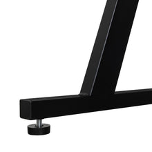 Escritorio Gamer Racer, Wengue, con tubos de metal y cubrimiento de polvo