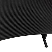 Escritorio Gamer Racer, Wengue, con tubos de metal y cubrimiento de polvo