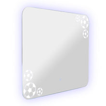 Espejo Rectangular Tory, con bordes redondeados