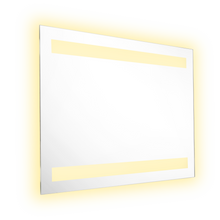 Espejo Rectangular Udine, Gris, con Luz Led