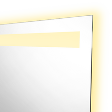 Espejo Rectangular Udine, Gris, con Luz Led