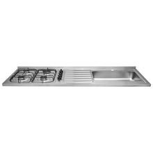 Mesón Haceb 1.50 metros pozuelo derecho gas natural con encendido eléctrico