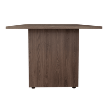 Escritorio Turco, Chocolate y Wengue, Con Amplio Espacio de Trabajo