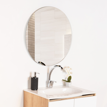 Espejo Circular Dakota, Gris, Diseño Moderno