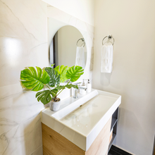 Espejo Cuadrado Salerno, Gris, con Luz Led