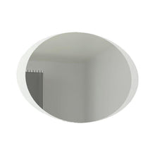 Espejo Ovalado Varese, Gris, con Luz Led