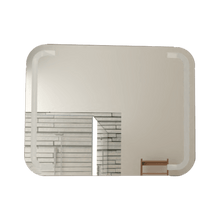 Espejo Rectangular Brown, Gris, con Luz Led