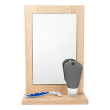 Espejo Rectangular Shaver, Gris, Diseño Moderno