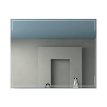 Espejo Rectangular Terranova, Gris, Diseño Moderno