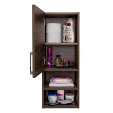 Gabinete de Baño Apolis, Chocolate, con Espacio Para Guardar Objetos de Aseo Personal