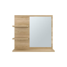 Gabinete de Baño West, Fresno Europeo, con dos entrepaños y espejo