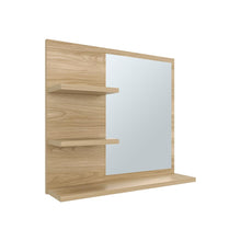 Gabinete de Baño West, Fresno Europeo, con dos entrepaños y espejo