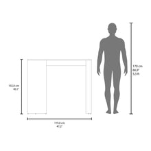 Barra Auxiliar de Cocina Greer, Wengue, con espacio para ubicar objetos de cocin ZF