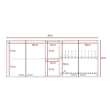 Gabinete Superior Estrella, Wengue, con cuatro puertas batientes ZF