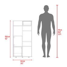 Biblioteca Escalera Momi, Bardolino y Blanco, con espacio para ubicar objetos decorativos